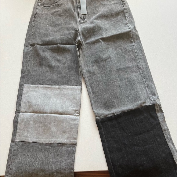 NWT Women's‎ Tractr High Rise Straight Size 10/30 Gray/Black Jeans (E5) - Picture 2 of 9